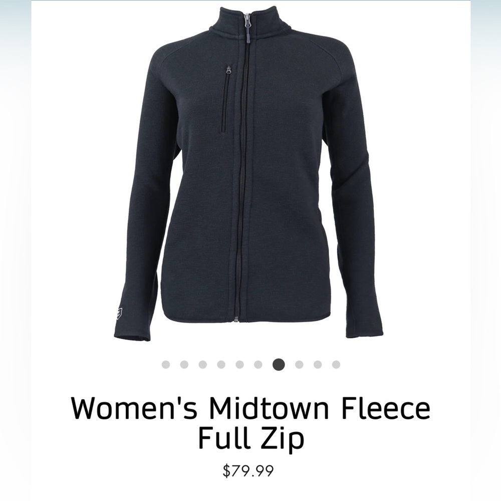 NWT Zusw Midtown Fleece Full zip